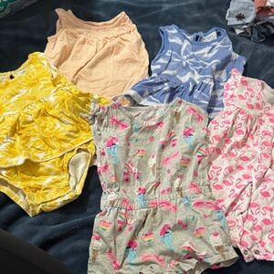 Colorful Baby Rompers and Outfit Bundle